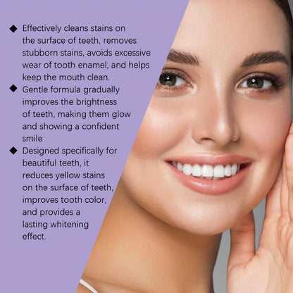 Whitening Teeth Strips, Purple Teeth Strips, Dry-application